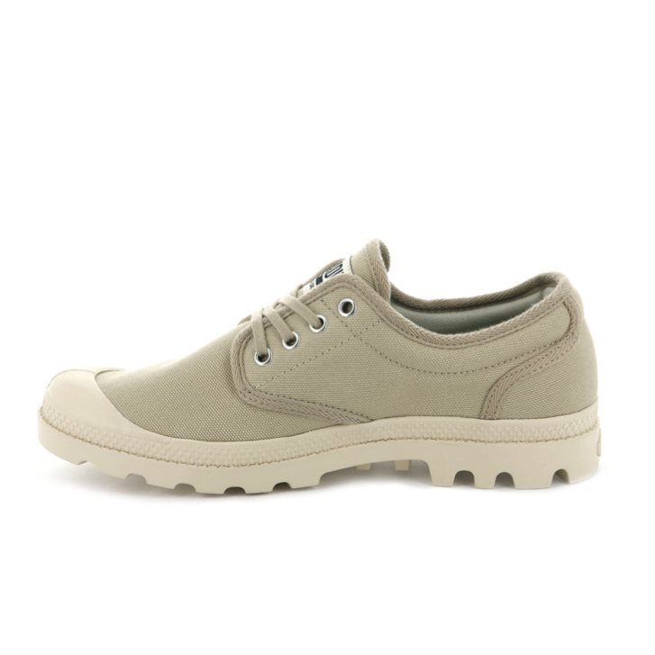 Palladium Pampa OX Originale Men's Oxfords Shoes Light Green | UK I706-YEN